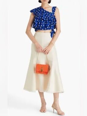 DIANE VON FURSTENBERG Chase blouse tiered S $298